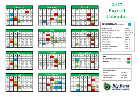 Accra Care Payroll Calendar 2023